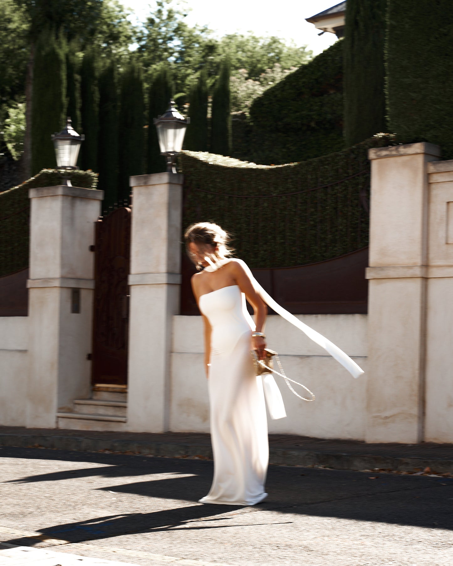 Desi Gown - White