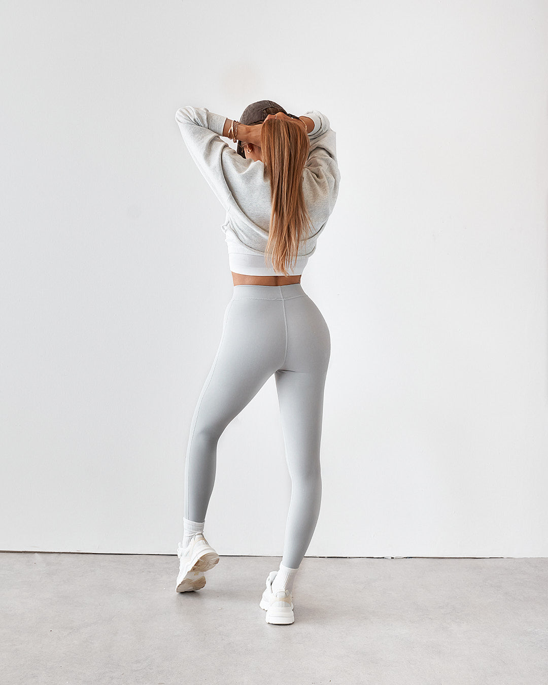 Sweat Crop - Grey Marle