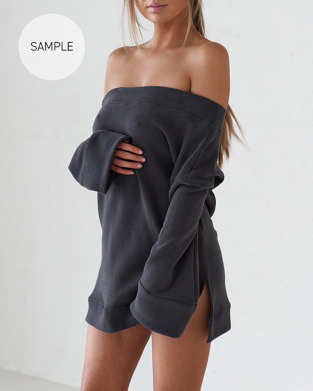 Off The Shoulder Mini Dress (Sample)