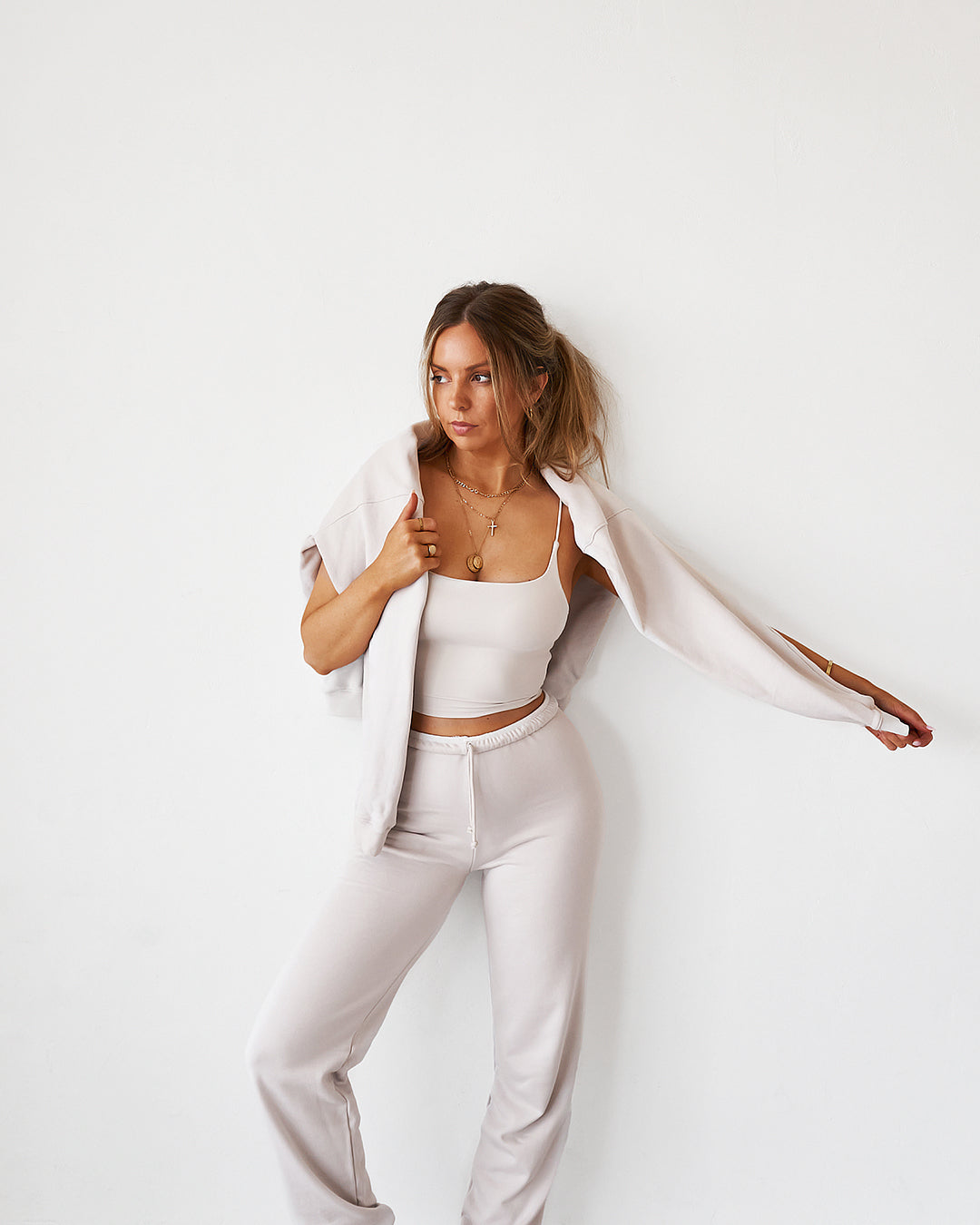 Classic Sweatpants - Almond