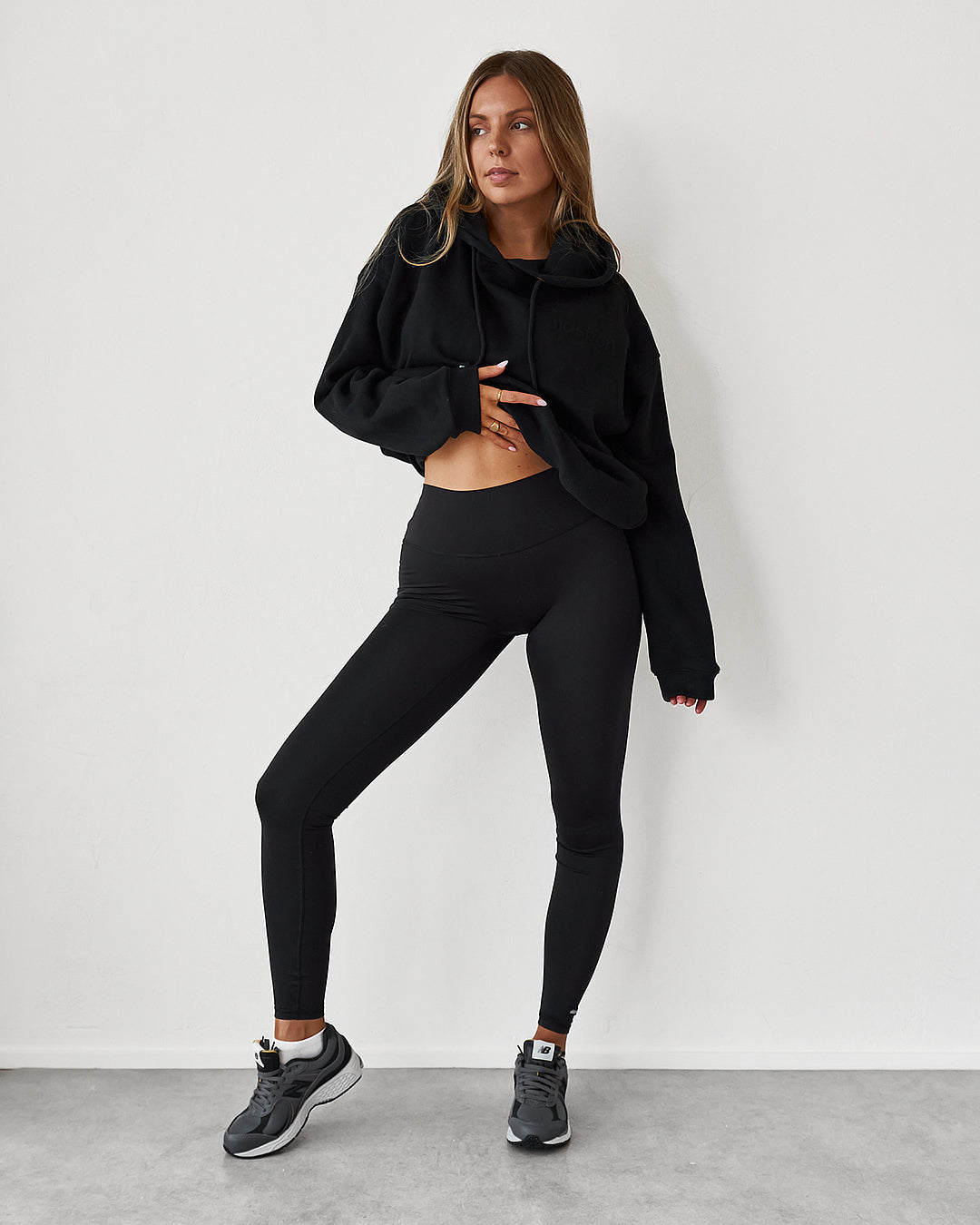 Sports Full Length Leggings - Black