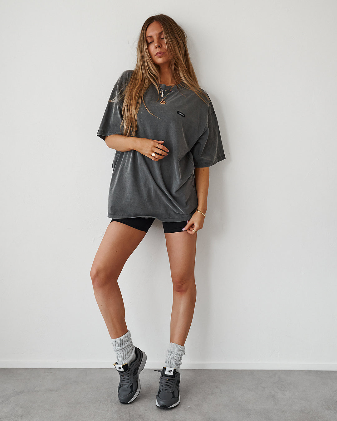 Oversized Tee - Washed Black