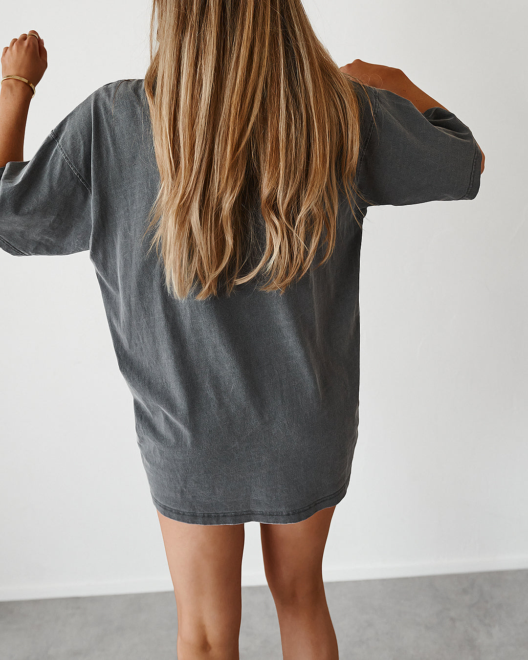 Oversized Tee - Washed Black