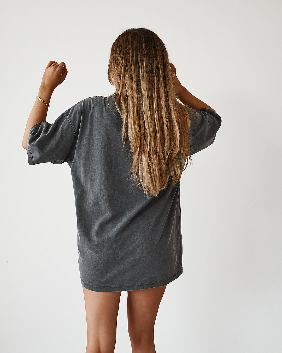 Oversized Tee - Washed Black