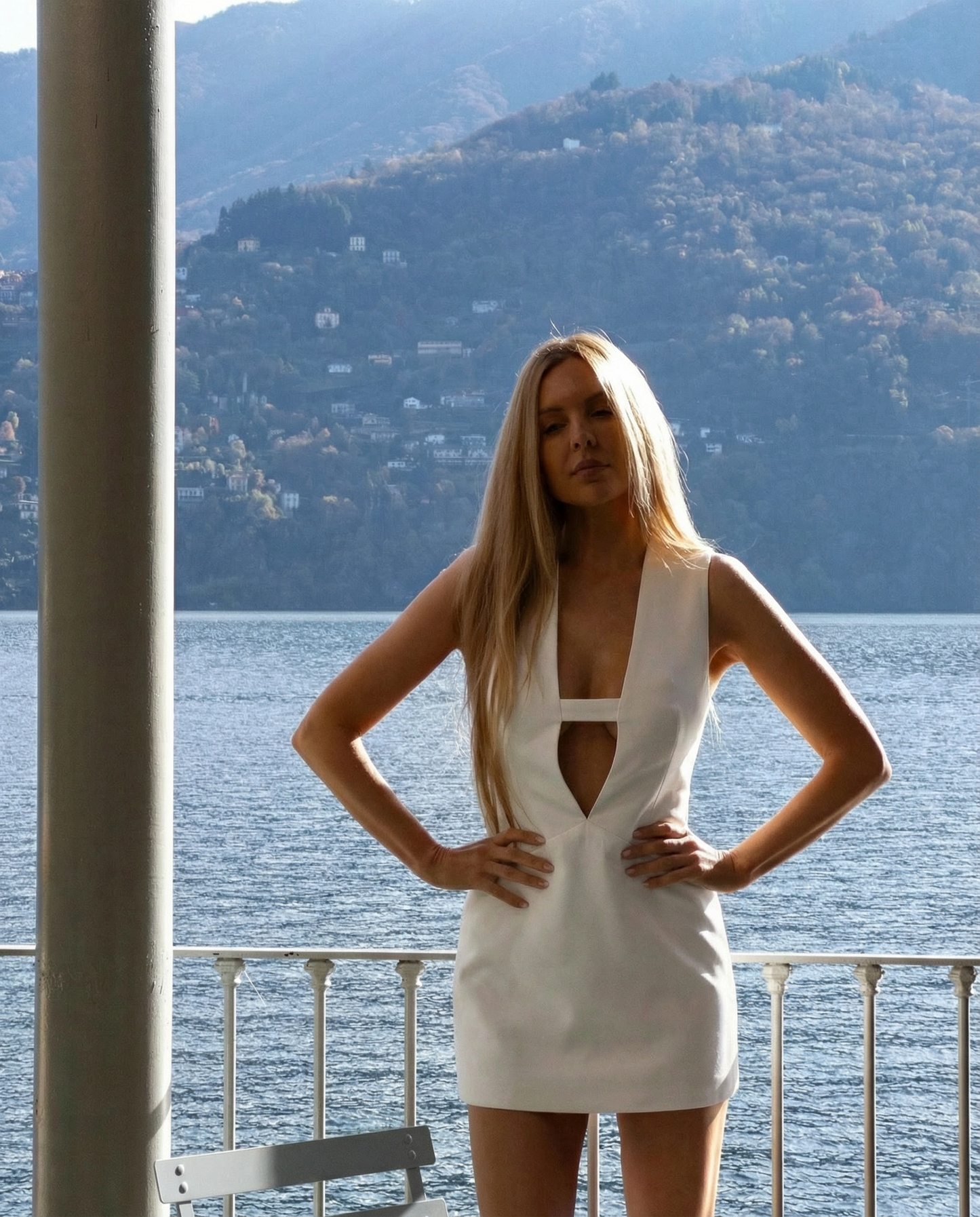 Stevie Mini Dress - White